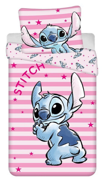 Ložní povlečení - Lilo and Stitch Pink Stars