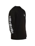 Horsefeathers CHESS black pánské tričko s dlouhým rukávem - M