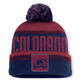 Fanatics Pánská zimní čepice Colorado Avalanche NHL Thrive Cuffed Pom Beanie