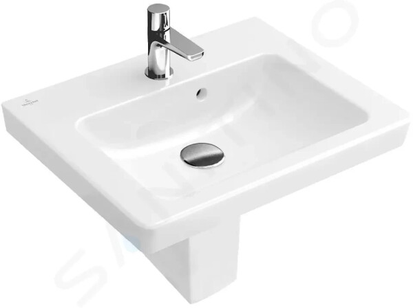 VILLEROY & BOCH - Subway 2.0 Umývátko s přepadem, 500x400 mm, alpská bílá 73155001