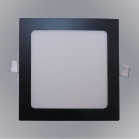 LED podhledové svítidlo SQUARE 6W 4200K ČTVEREC ČERNÝ
