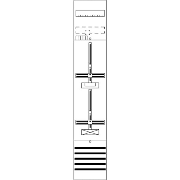 Striebel & John 2CPX054084R9999 DF19B11 pole counter vestavné Počet modulů (šířka) = 12 Obsah 1 ks