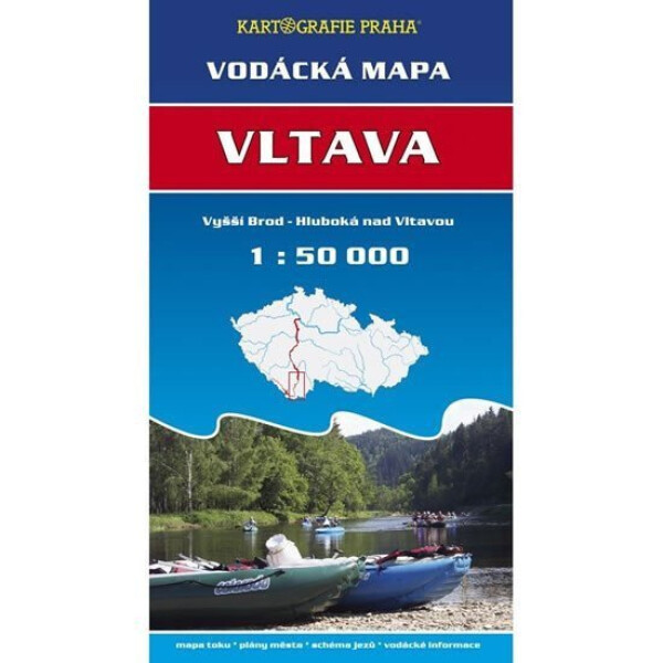Vodácká mapa Brod Hluboká nad