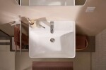 HANSGROHE - Xanuia Q Umyvadlo 60x48 cm, s přepadem, otvor pro baterii, bílá 60133450