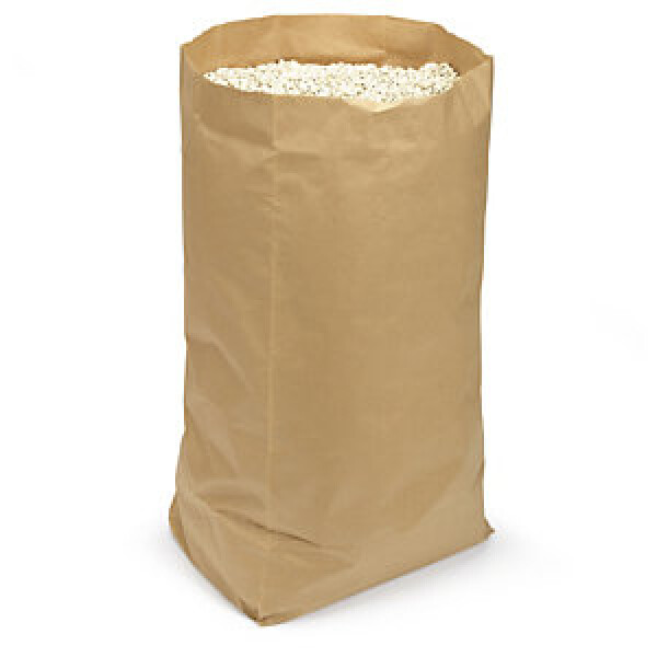 100 x Papírový sáček 60 litrů, 450x570x290mm, zatížení 30kg