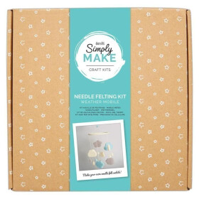 Docrafts Kreativní sada plstění - lapač snů modrý