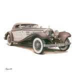 Nástěnný kalendář poznámkový 2027 Notique Classic Cars – Václav Zapadlík 2027, PLASTIC FREE, 30 x 30 cm