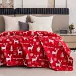 Vánoční deka se soby Šířka: 170 cm | Délka: 210 cm