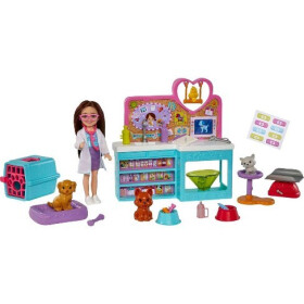 Barbie Chelsea veterinářka herní set - Mattel Barbie