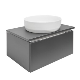 Koupelnová skříňka s krycí deskou SAT Feel 60x30x46 cm antracit mat SATFEEL60ANTD SATFEEL60ANTD