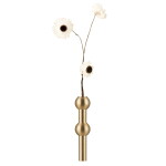 Stoff Nagel Designová vázička STOFF Nagel Brushed Brass, zlatá barva, kov