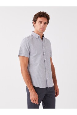 LC Waikiki Men's Regular Fit Short Sleeve Patterned Shirt