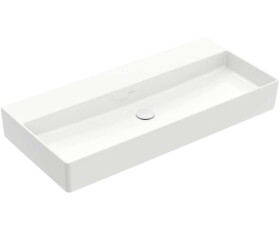 VILLEROY & BOCH - Memento 2.0 Umyvadlo 100x47 cm, bez přepadu, bez otvoru pro baterii, CeramicPlus, alpská bílá 4A221FR1