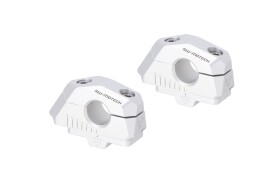 Vario zvýšení řídítek o průměru 22mm, H 25, stříbrn možné posunutí dozadu 5/10/15/20/25/30