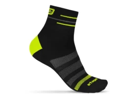Etape Sox ponožky černá/žlutá fluo vel.