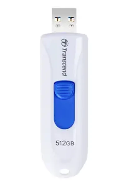 Transcend JetFlash 790 512GB bílá / Flash disk / USB 3.2 Gen 1 (TS512GJF790W)