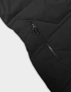 Černá dámská zimní bunda s kapucí J Style (16M9099-392) odstíny černé L (40)
