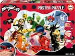EDUCA Poster puzzle Kouzelná Beruška a Černý Kocour
