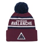 Outerstuff Dětská předškolní zimní čepice Colorado Avalanche NHL 3rd Jersey Jacquard Cuff Pom