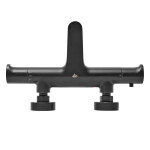Vanová baterie SAT Dark bez sprchového setu 150 mm černá SATBSDA222C SATBSDA222C