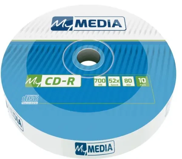 MyMedia CD-R 700 MB 52x 10 ks Spindl / Datové médium / 80 min (69204)