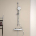 IDEAL STANDARD - Idealrain Evo Jet Set sprchové hlavice Circle 13 cm, 3 proudy, tyče a hadice, chrom B1763AA
