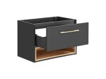 COMAD - Skříňka pod umyvadlo 80cm 1 zásuvka BORNEO COSMOS 5907441299763