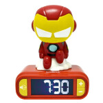 Lexibook budík Iron Man se svítící figurkou - Alltoys Lexibook