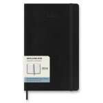 Diář Moleskine 2026 - měkké desky, L, měsíční, černý
