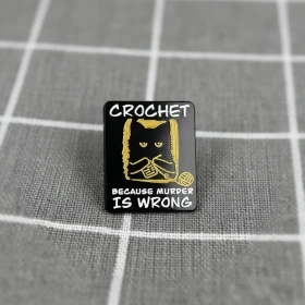 Pinarna.cz Kočička - Crochet because murder is wrong / Háčkuji, protože vražda je špatná