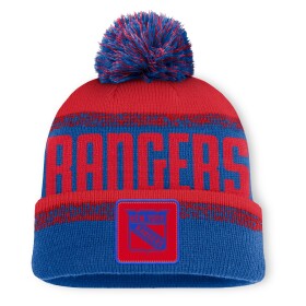 Fanatics Pánská zimní čepice New York Rangers NHL Thrive Cuffed Pom Beanie