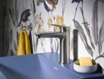 DURAVIT - Wave Umyvadlová baterie, kartáčovaný nerez WA1020002070