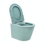 Wc s prkénkem softclose závěsné SAT Infinitio zelená mat zadní odpad SATINF010RREXPLGEM SATINF010RREXPLGEM