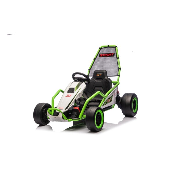 Mamido Elektrická driftovací motokára TORNADO 2x150W 24V zelená