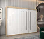 Šatní skříň Abi Y0 Barva korpusu: Dub artisan, Rozměry: 120 cm, Dveře: Černá