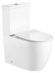 SAPHO - INFINITY WC kombi, Rimless, spodní/zadní odpad, bílá PC105WR