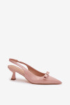 Sandály na podpatku model 214386 Step in style 39