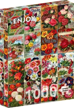 ENJOY Puzzle Vintage katalog květinových semen