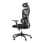 Kancelářská židle, houpací mechanismus, černá, KA-K2080 BK