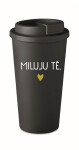 MILUJU TĚ. - černý termohrnek 475 ml