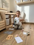Mamido Dřevěná veterinární sada v kufříku – Malý veterinář
