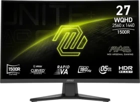 27" MSI MAG 275CQF E18 černá / QHD / Rapid VA / 16:9 / 180 Hz / HDMI+DP / VESA (MAG 275CQF E18)