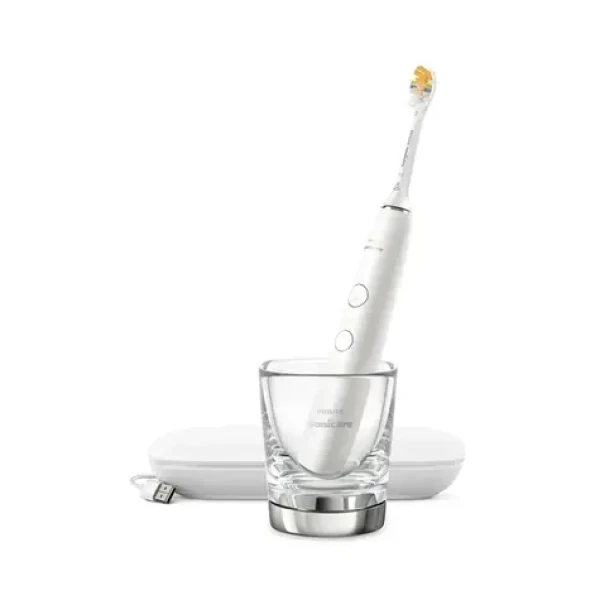 Philips HX9911/19 bílá / Sonický zubní kartáček / 62.000 kmitů / 4 režimy / 1 hlavice (HX9911/19)