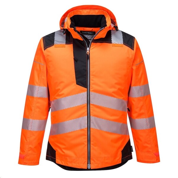 Bunda T400 HiVis do deště oranžovo-černá M oranžovo-černá