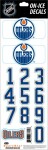 Sport Star Samolepky na Helmu Edmonton Oilers NHL Decals