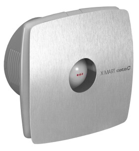 CATA - X-MART 12T koupelnový ventilátor axiální s časovačem, 20W, potrubí 120, nerez mat 01051000