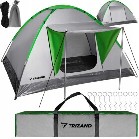 Turistický stan pro 4 osoby 200 x 200 x 110 cm - voděodolný