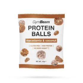 Proteinové kuličky - GymBeam (macadamia coconut, 45 g) (97702-2-45g-macadamiacoconut)