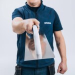 Hladítko nerez, zaoblené rohy, 480 x 130 mm, pl/gum, KUBALA ENPRO