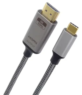 PremiumCord adaptér USB-C - HDMI 2 m / Adaptér / 8K 60Hz / 4K 144Hz (ku31hdmi22)